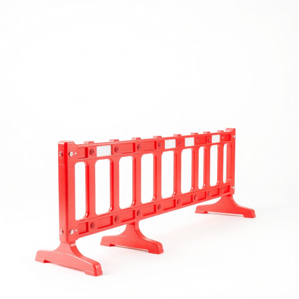 حاجز طريق أحمر وأبيض